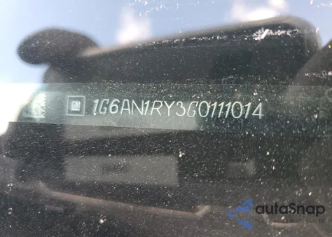 2016 Cadillac Ats-V z USA, uszkodzony, nr VIN 1G6AN1RY3G0111014